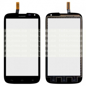Сенсорный экран (тачскрин) для Huawei Ascend G610-U20 Dual Sim, черный